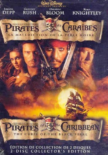 Pirates of the Caribbean (2003) DVD cover