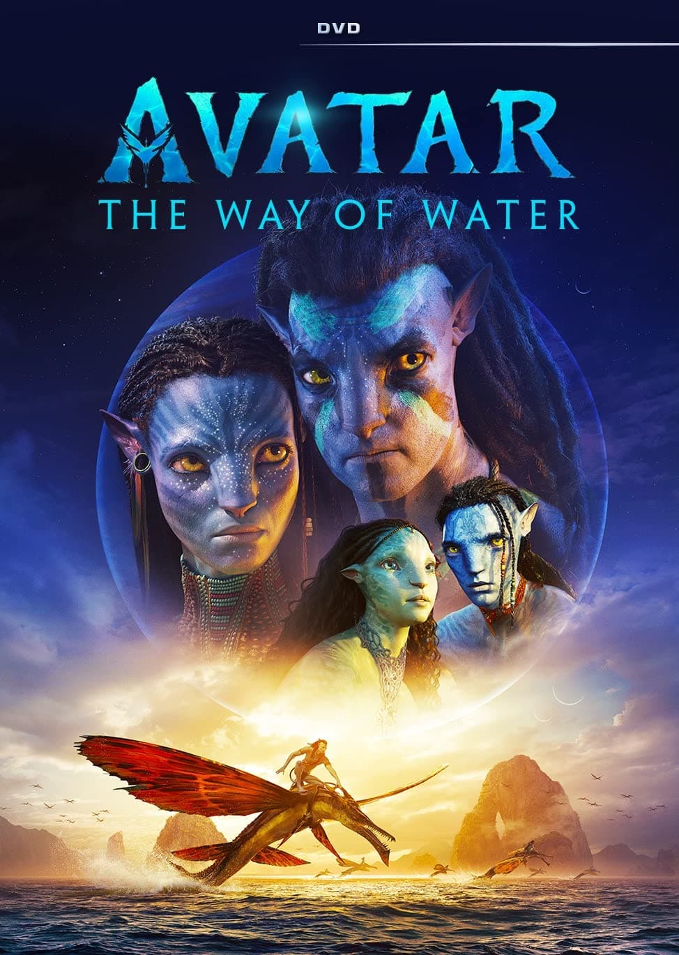 Avatar: The Way of Water (2022) DVD cover